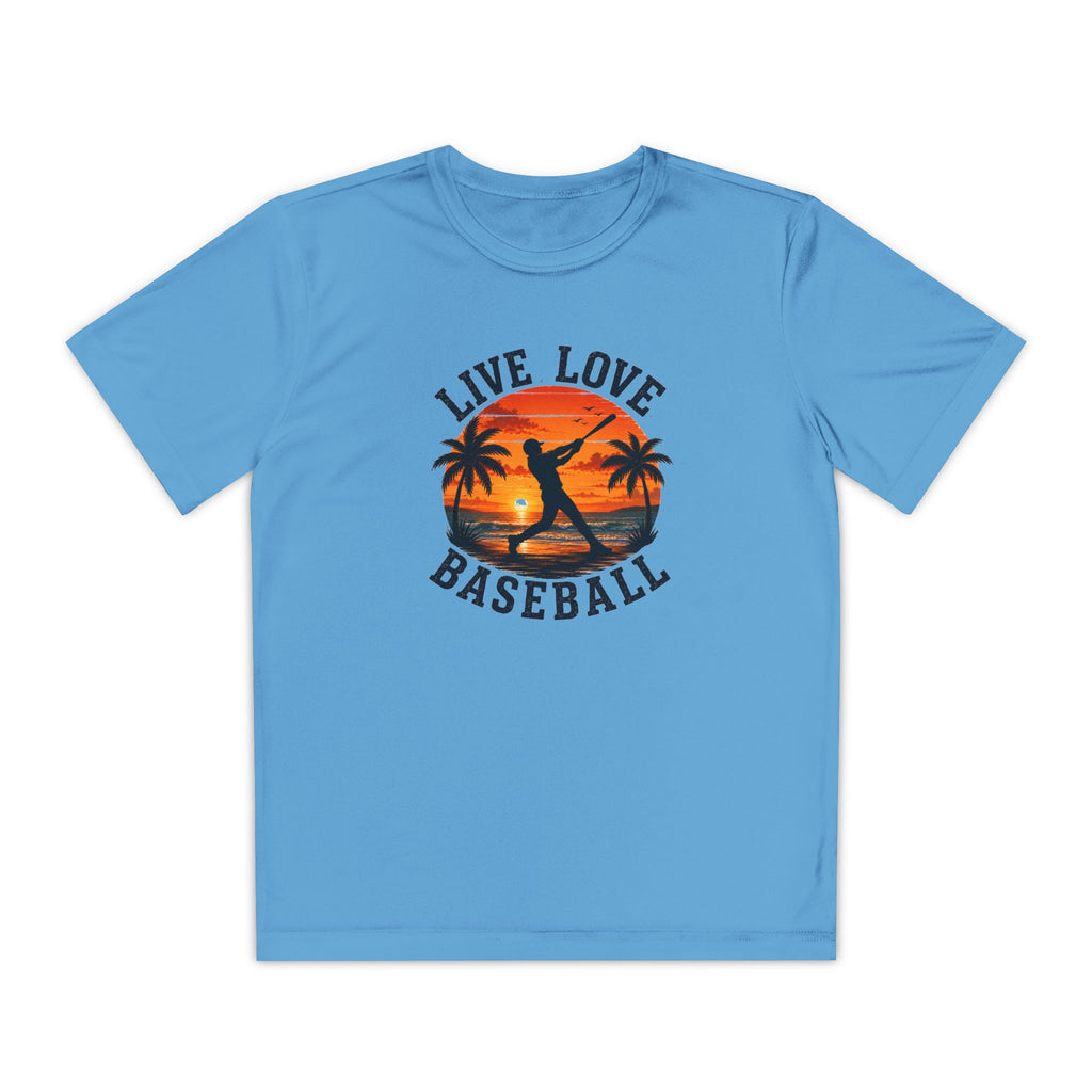 Live Love Baseball Youth Dri Fit Tee