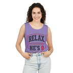 Relax... He's 8 Baseball Parent Tank Top
