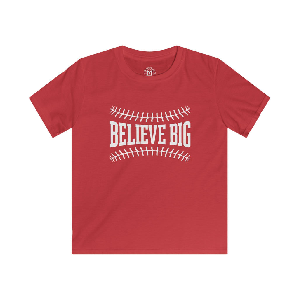Kids 'Believe Big' Baseball T‑Shirt