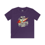 Youth "Hit Rockets Bro" Sports Tek Shirt