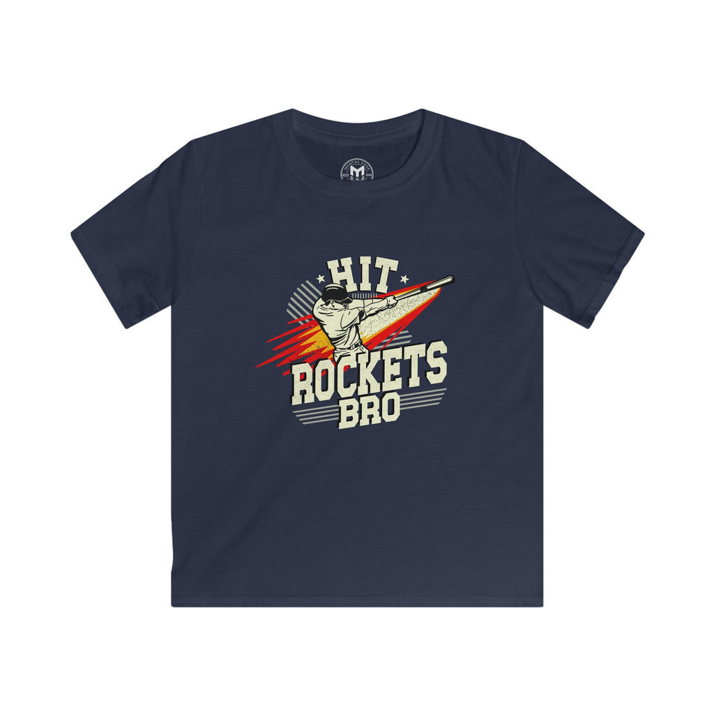 Youth "Hit Rockets Bro" Sports Tek Shirt
