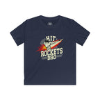 Youth "Hit Rockets Bro" Sports Tek Shirt