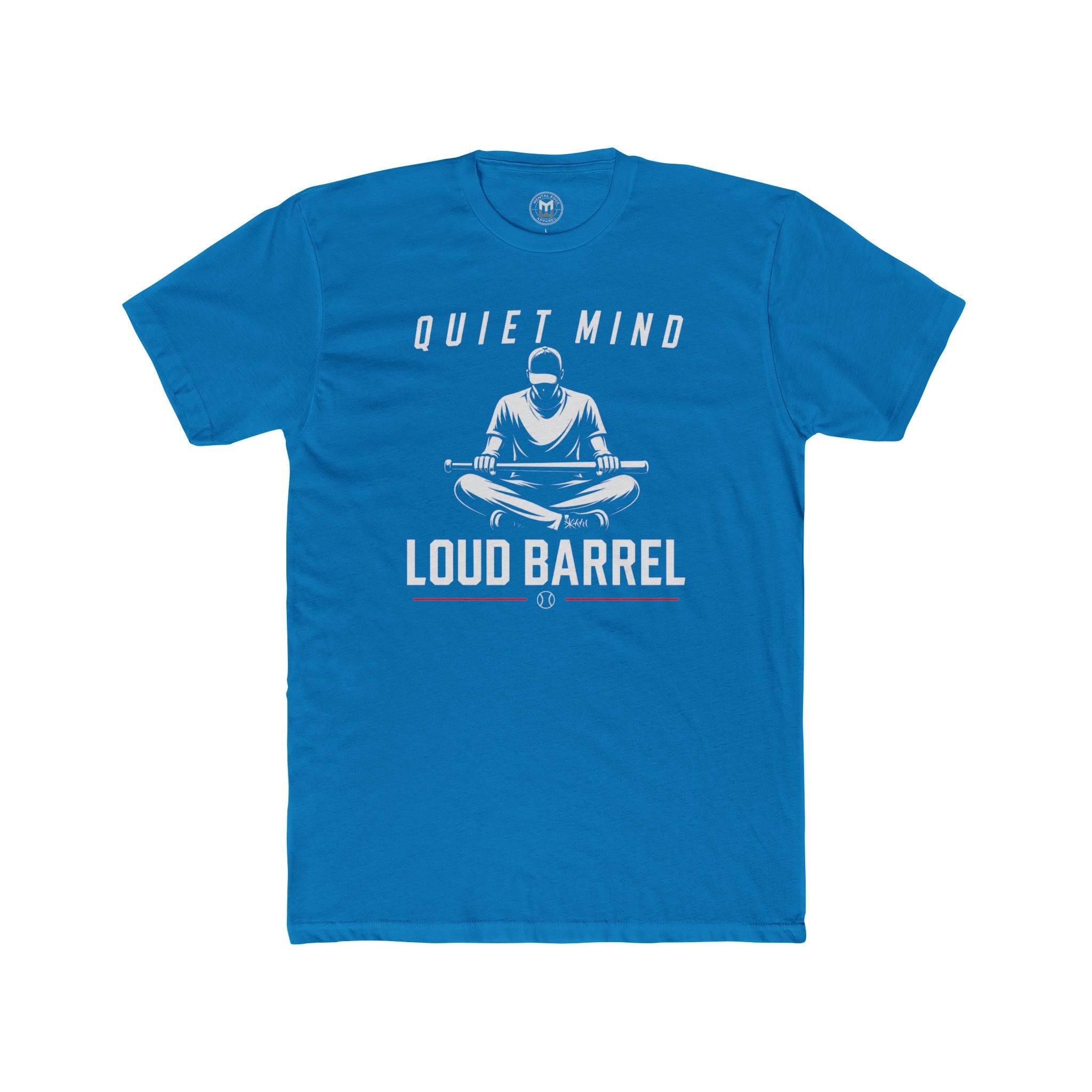 Quiet Mind Loud Barrel Tee Baseball Mindset Tee