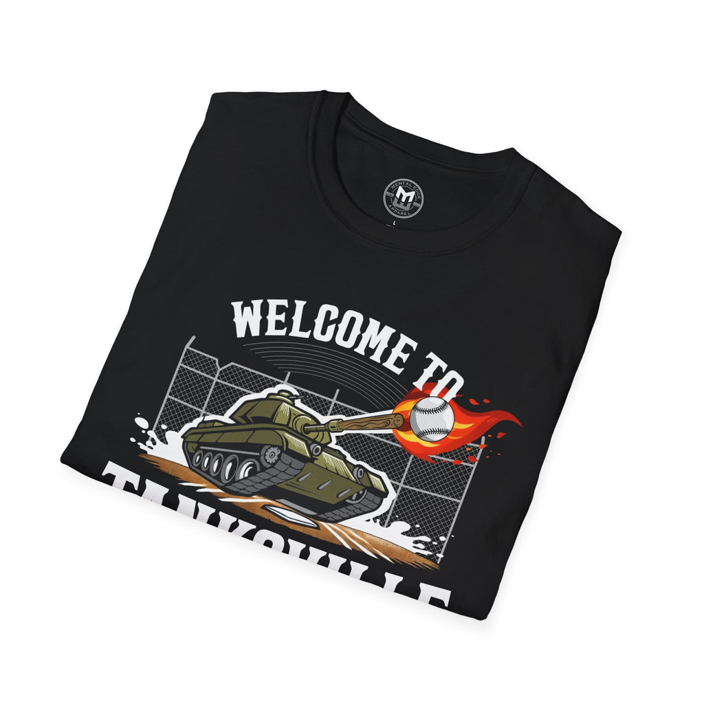 Welcome to Tanksville Tank Adult T-Shirt