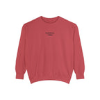 Baseball Vibes Sweatshirt — Minimalist White Crewneck