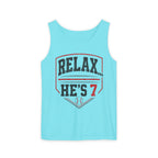 Relax... He's 7 Baseball Parents Tank Top