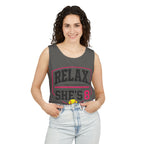 Relax… She's 8 Softball Tank Top