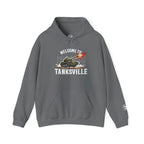 Welcome to Tanksville Hoodie — Military Tank Graphic Pullover