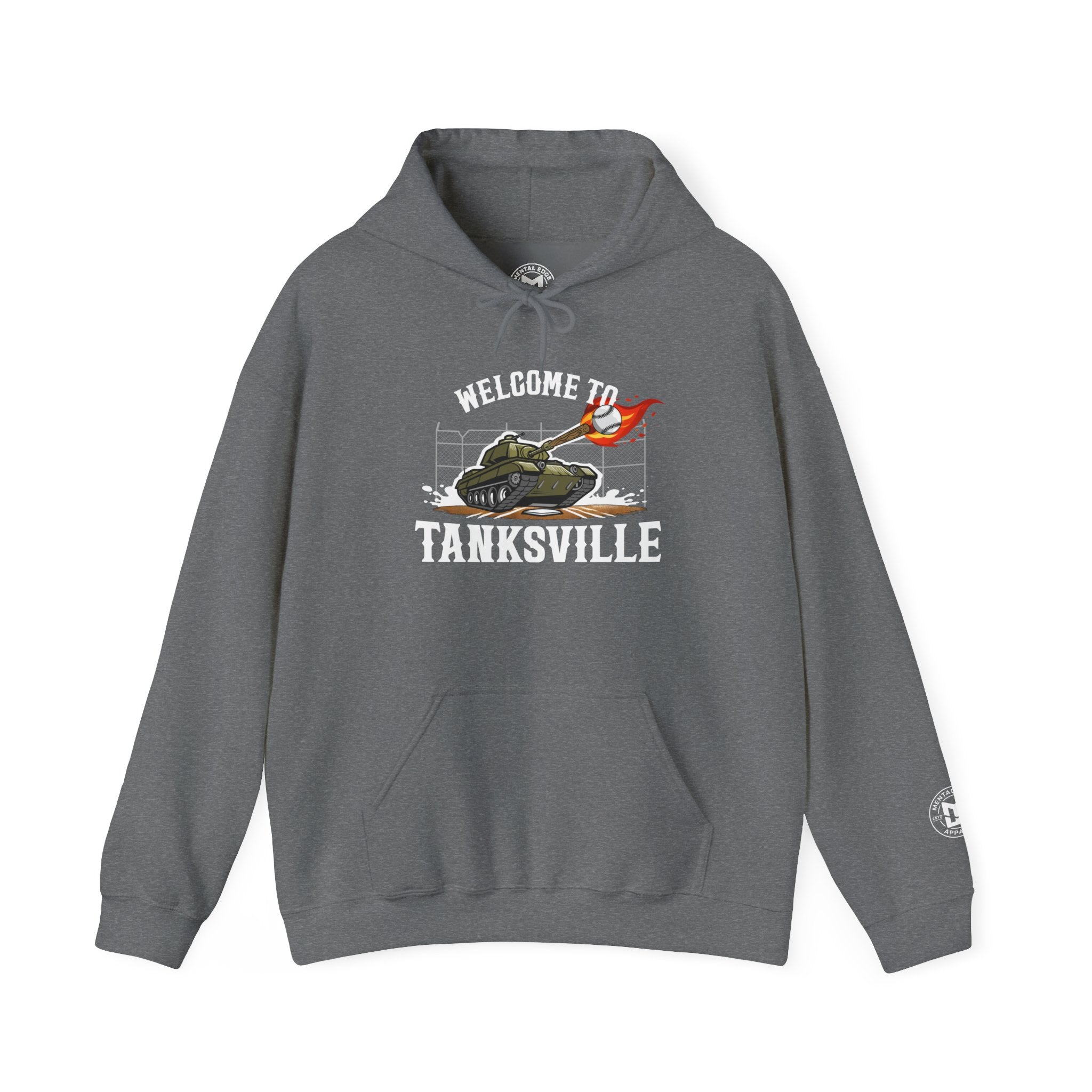 Welcome to Tanksville Hoodie — Military Tank Graphic Pullover