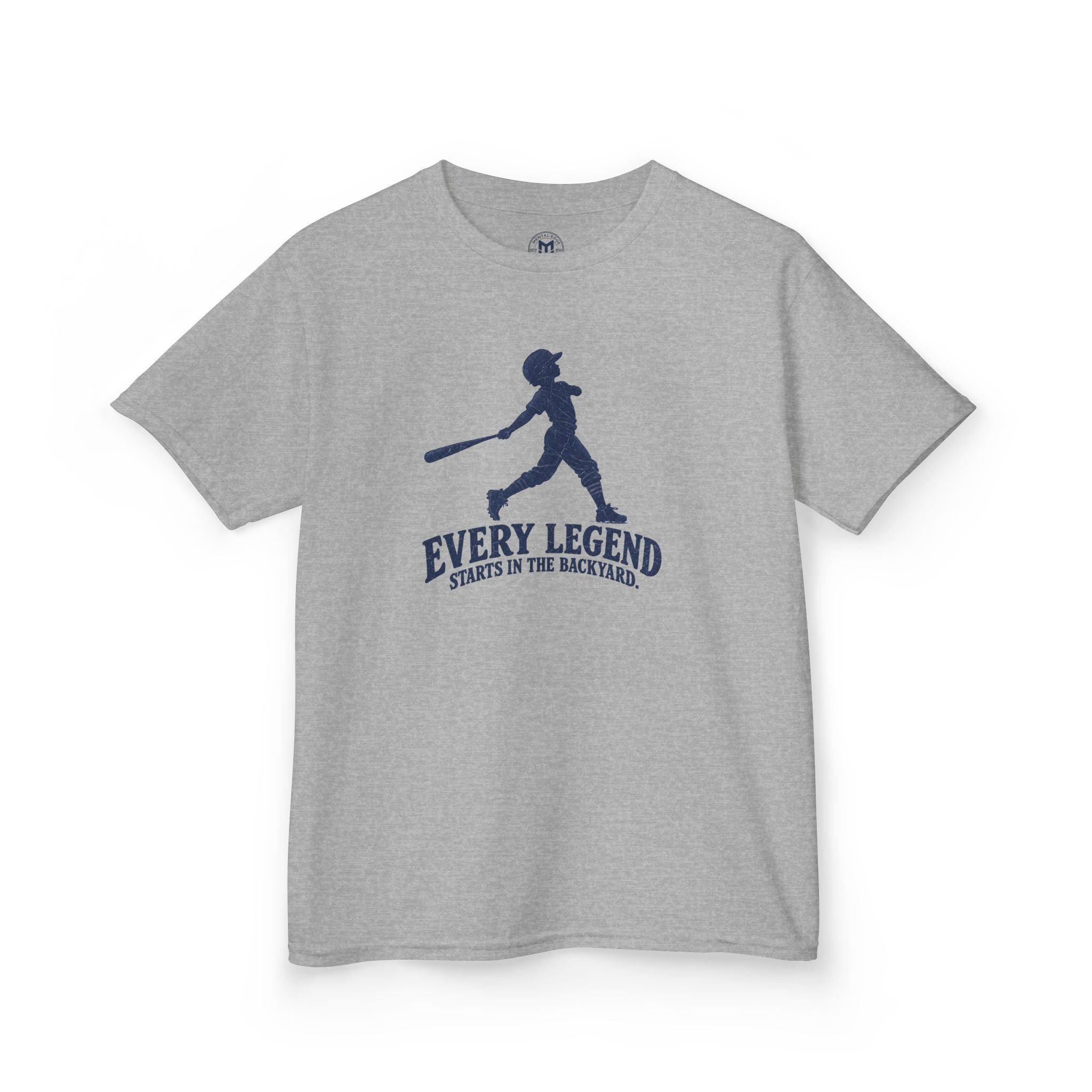 Kids T-Shirt — "Every Legend Starts in the Backyard" Baseball Tee
