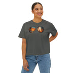 Sunglasses Sunset Baseball Women's Boxy Tee