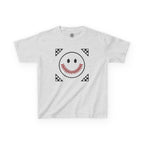 Kids T-Shirt — "Smily Baseball Seams Face" Baseball Tee