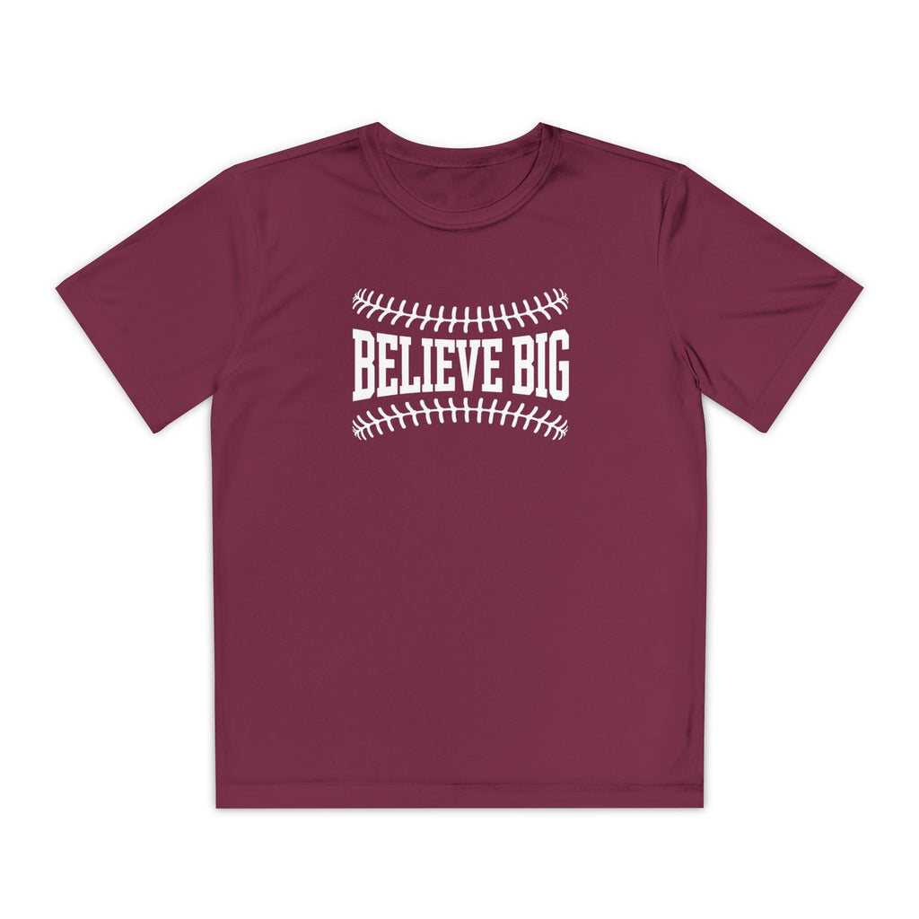 Believe Big Youth Baseball Dri Fit Tee
