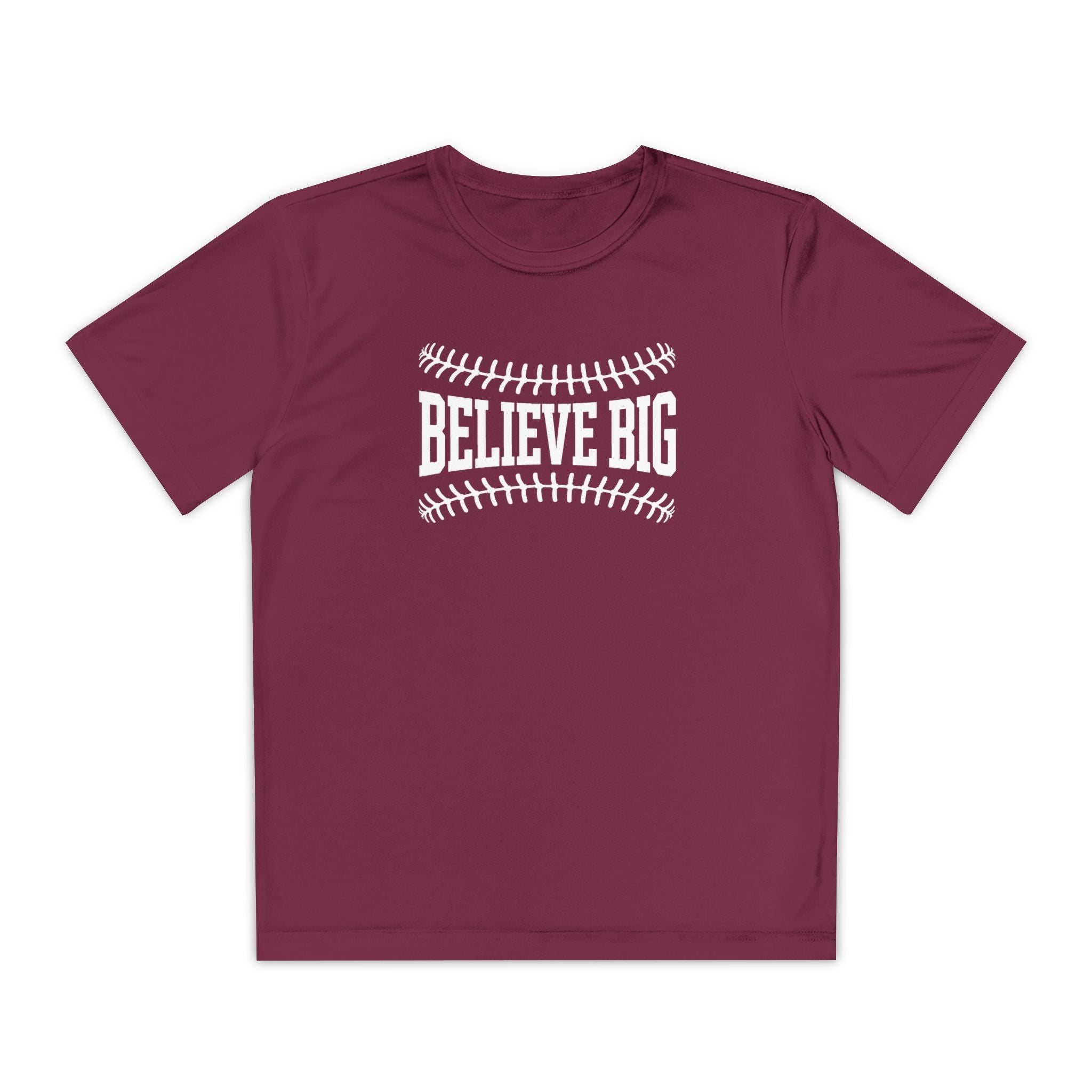 Believe Big Youth Baseball Dri Fit Tee