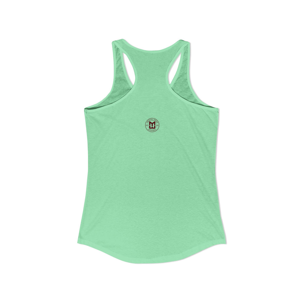 Relax He's 10 Baseball Moms Racerback Tank