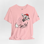 See Ya! Women's Baseball Cartoon Heater Tee