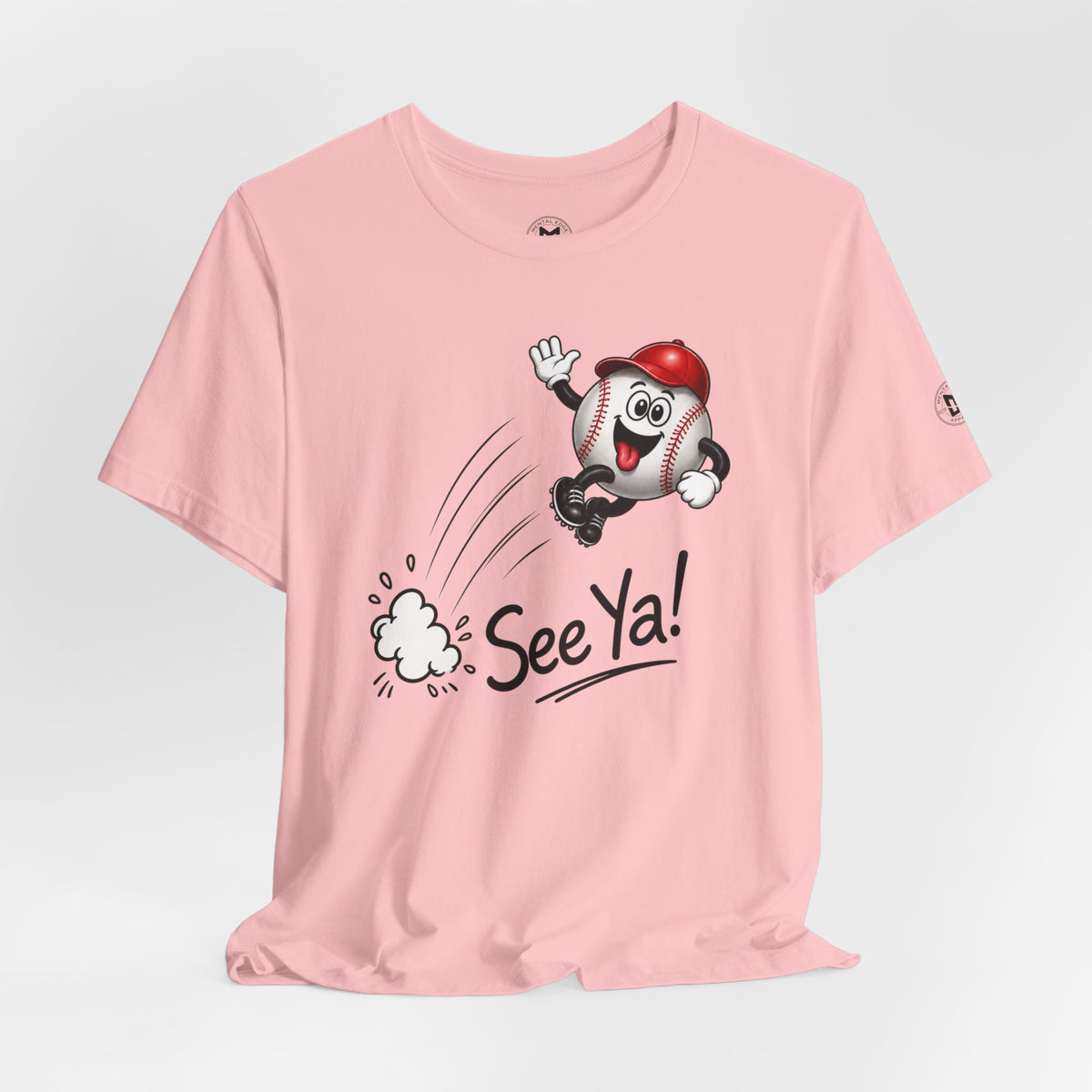 See Ya! Women's Baseball Cartoon Heater Tee