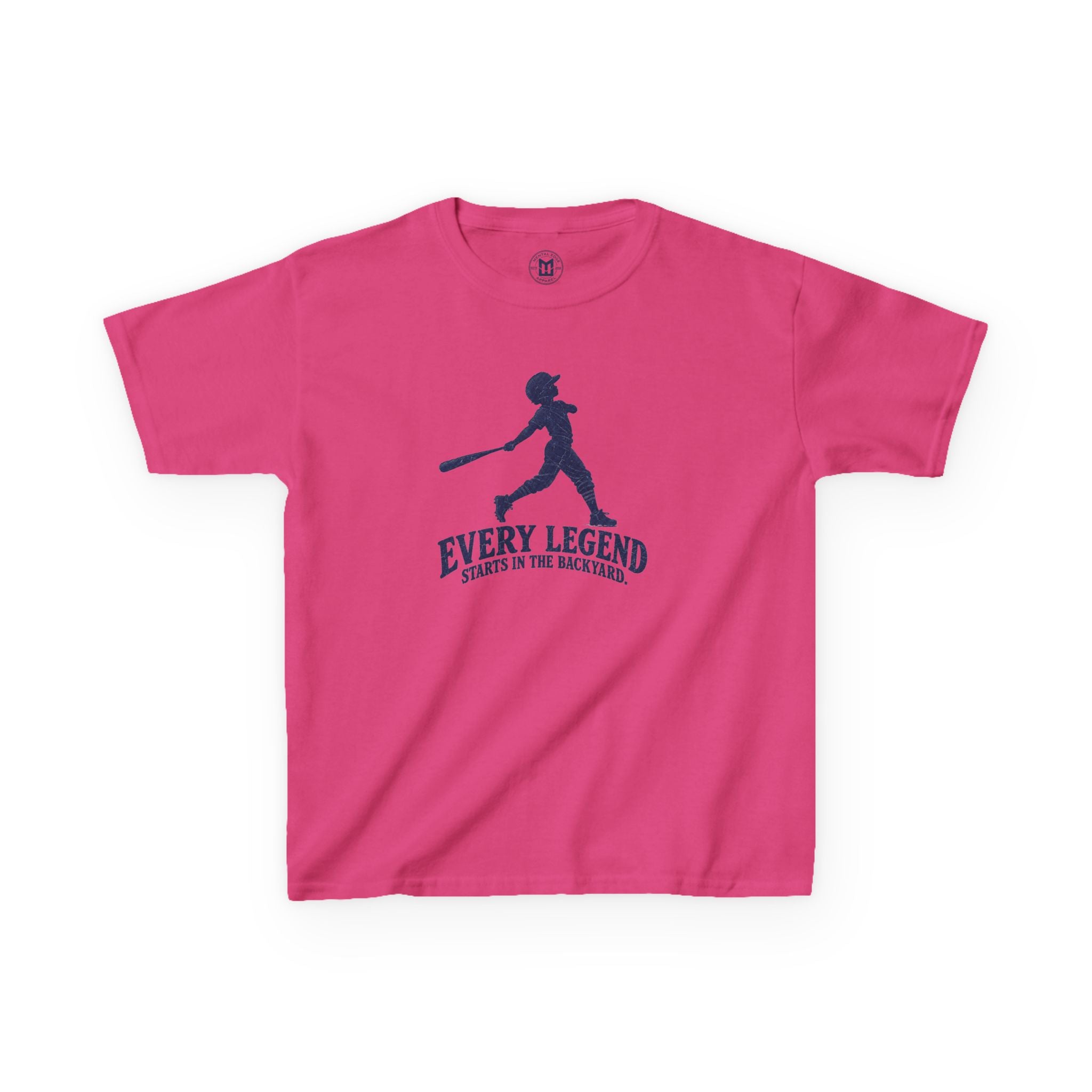 Kids T-Shirt — "Every Legend Starts in the Backyard" Baseball Tee