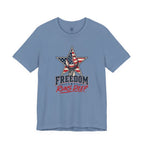 Freedom Runs Deep T-Shirt — American Flag Star Patriotic Tee
