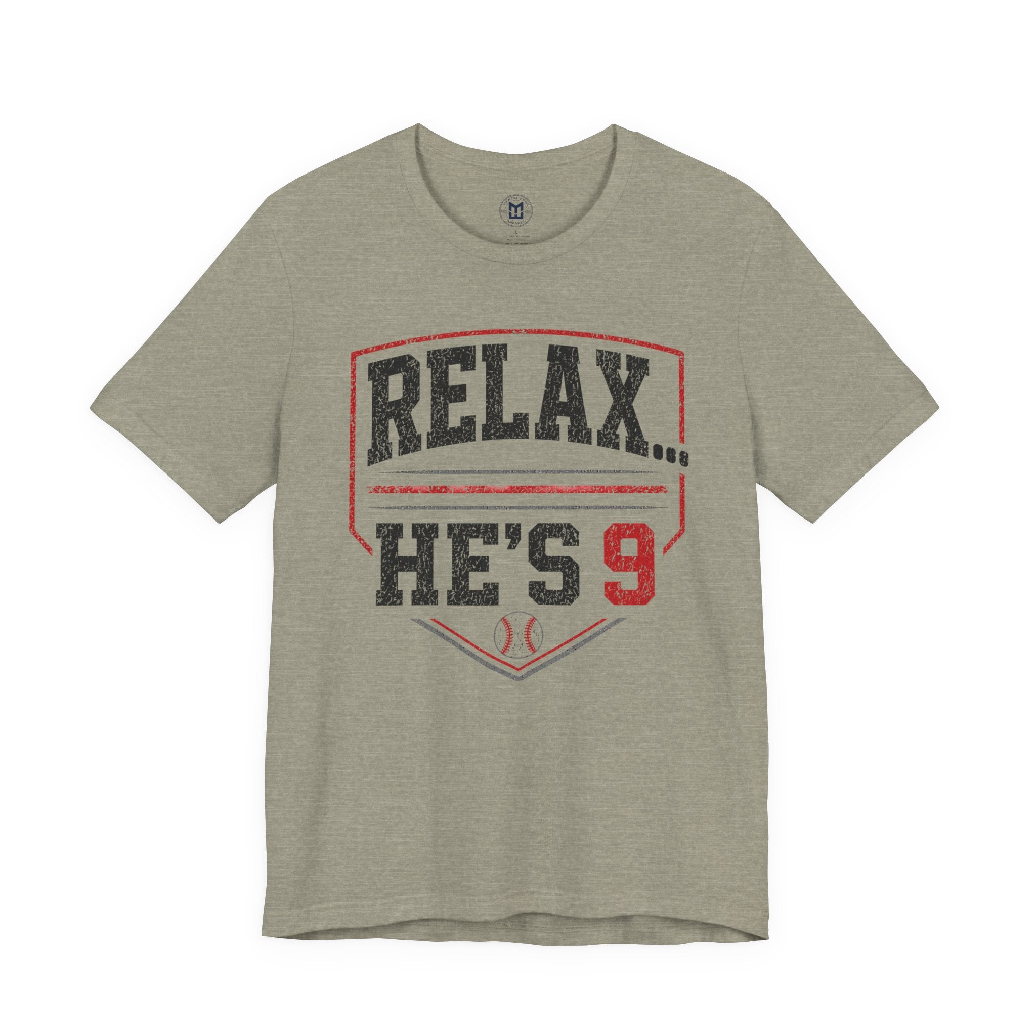 Relax... He's 9 Baseball Shirt