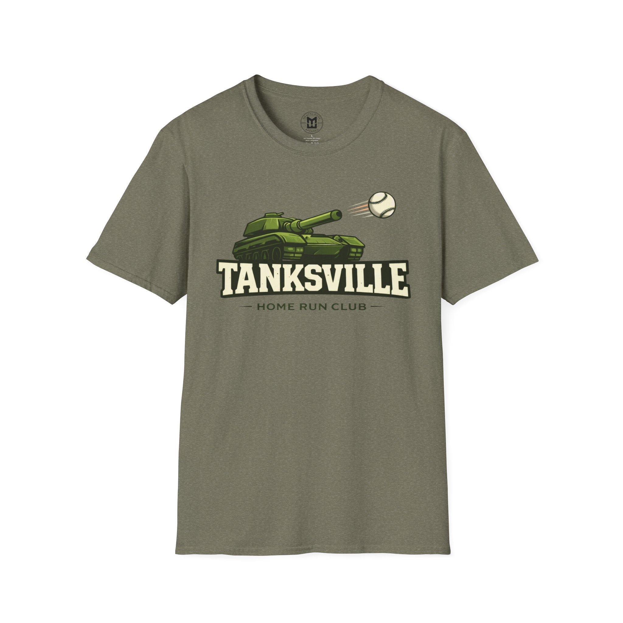 Tanksville Baseball Home Run Club' Vintage Sports Tee
