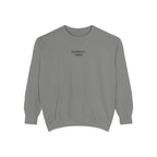 Baseball Vibes Sweatshirt — Minimalist White Crewneck