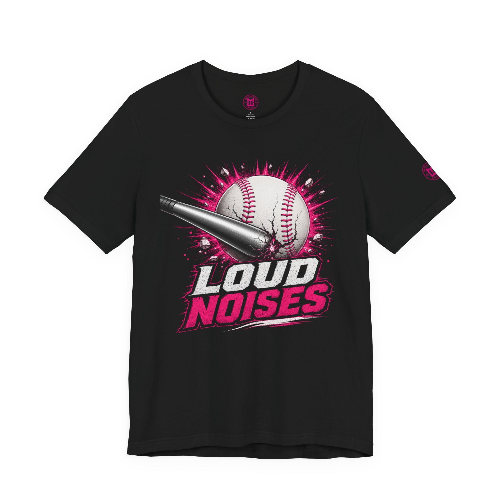 Loud Noises Baseball Adult Tee