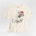 See Ya! Women's Baseball Cartoon Heater Tee