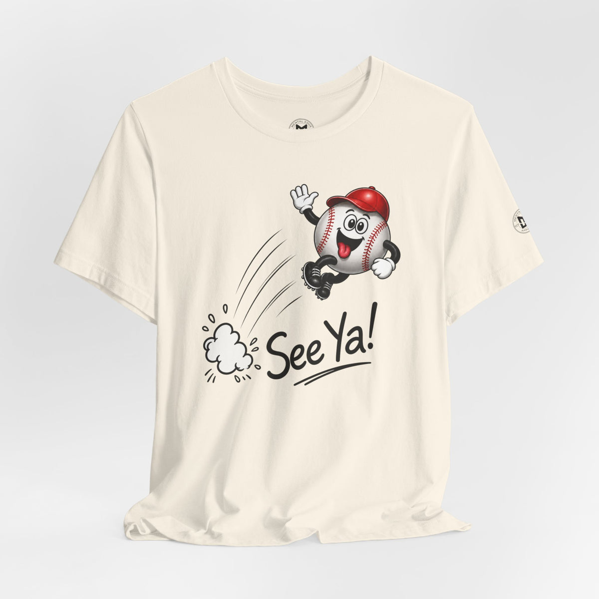 See Ya! Women's Baseball Cartoon Heater Tee