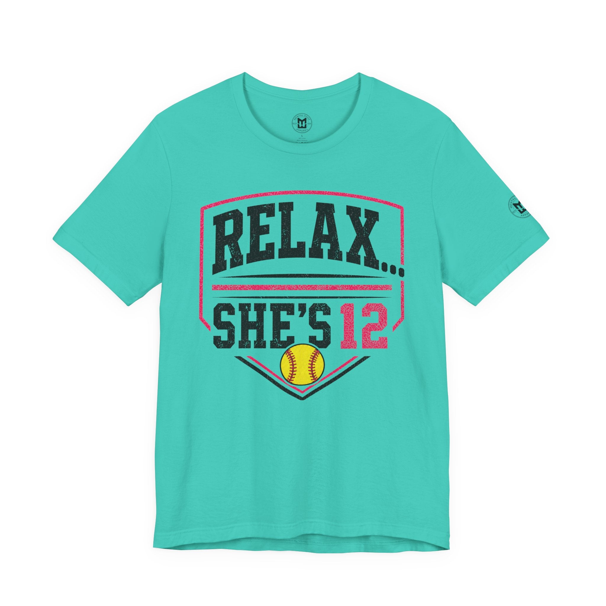 Relax... She's 12 Softball Parents Tee