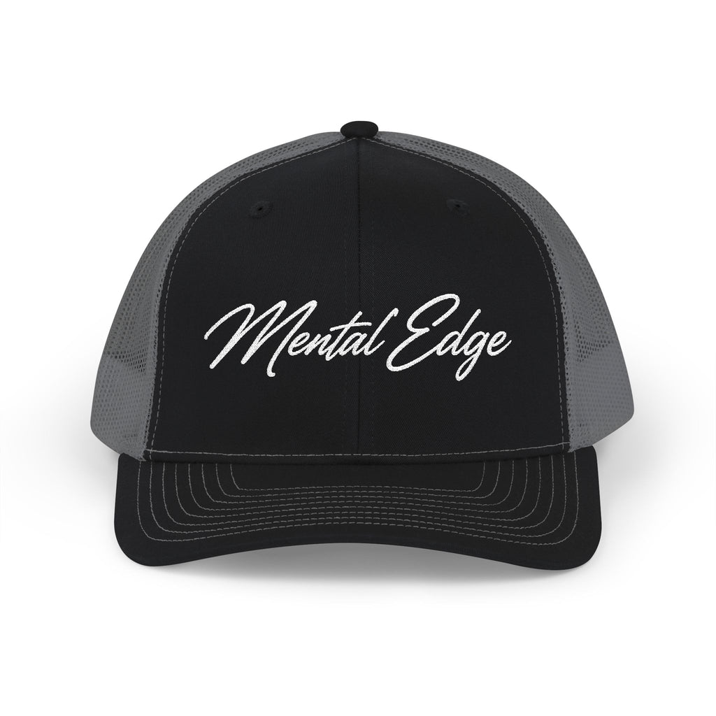 Mental Edge Trucker Cap — Script Logo Snapback Hat