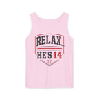 Relax... He's 14 Baseball Parent Tank Top