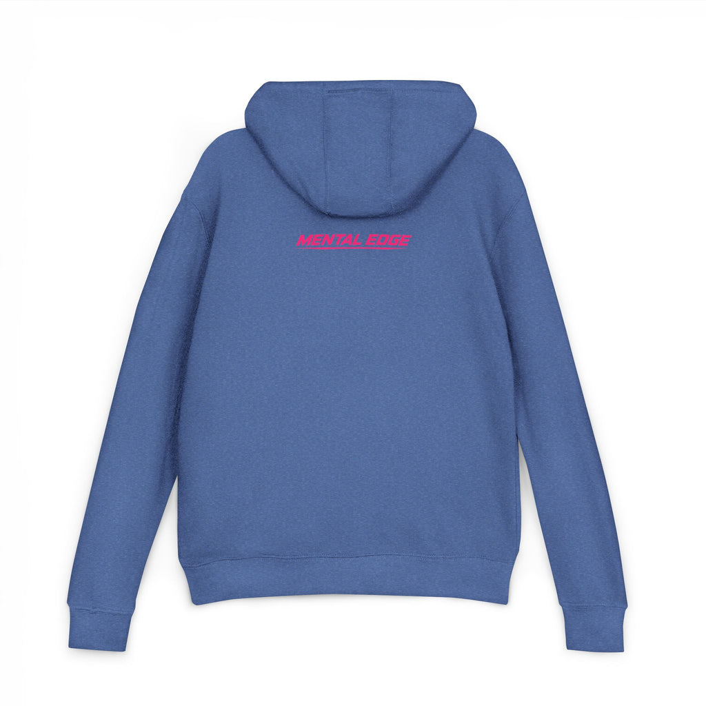 Adult Mental Edge Hoodie — ME Pink Logo French Terry Pullover