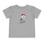 Toddler Tee — Retro Baseball Character "See Ya!" Graphic
