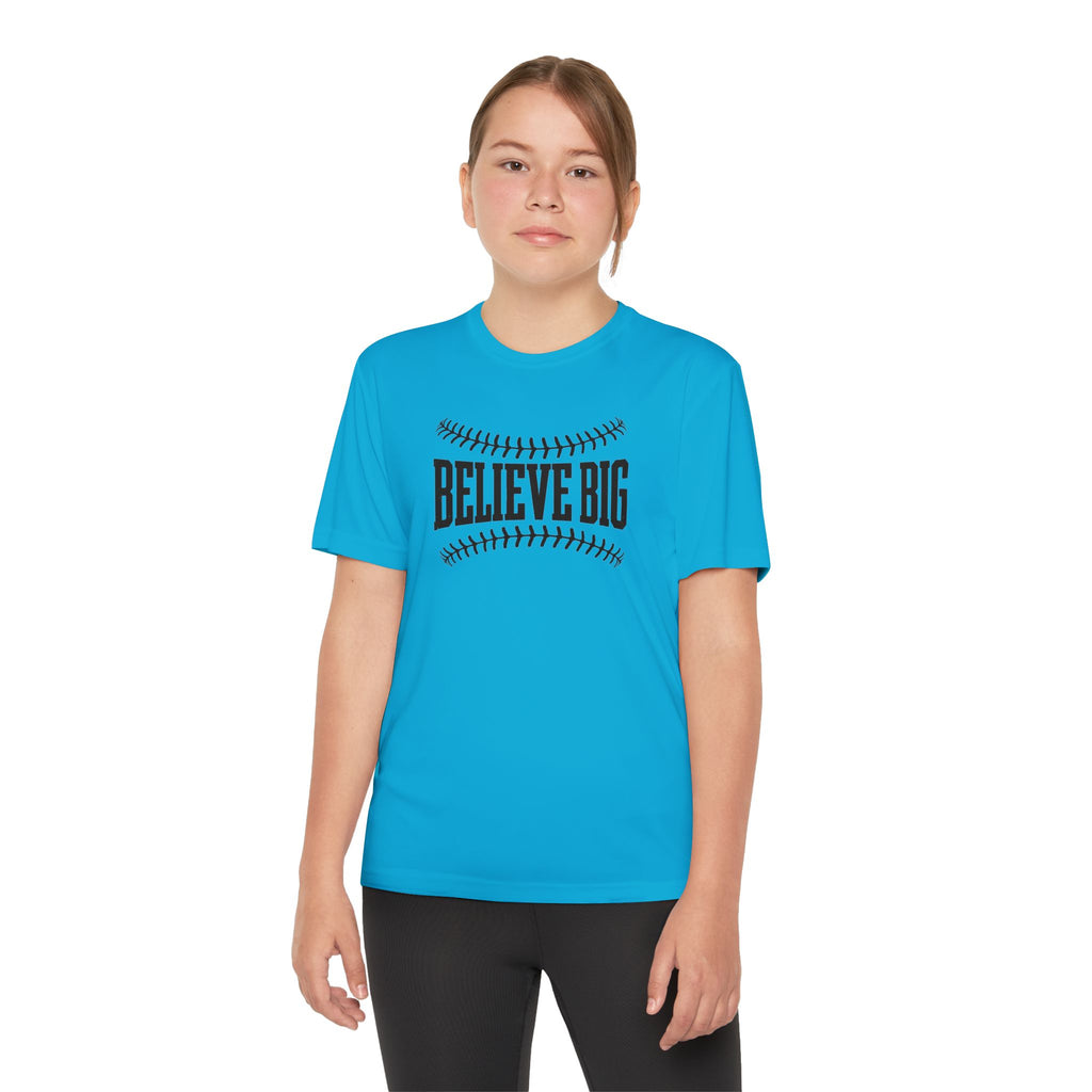 Believe Big Youth Baseball Dri Fit Tee