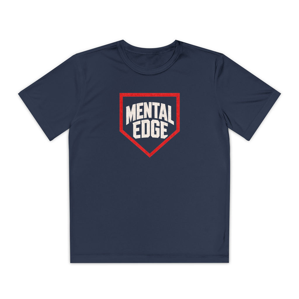 Youth Dri-Fit Tee — "Mental Edge" Performance Baseball Shirt