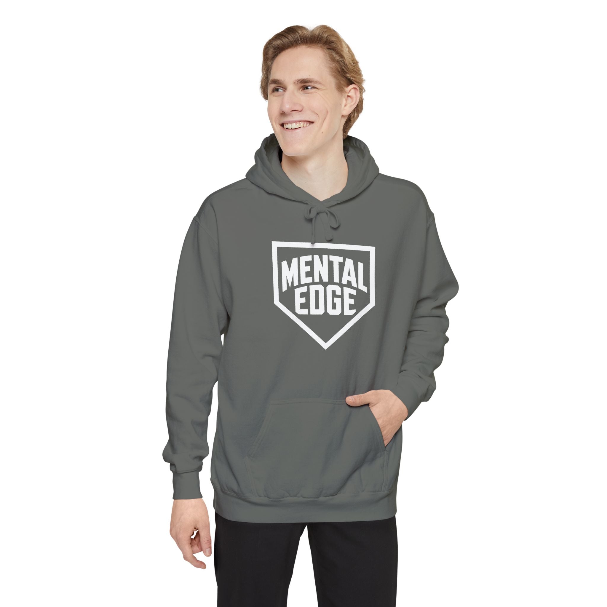 Mental Edge Home Plate Hoodie Unisex - Comfort Colors Garment-Dyed Hoodie