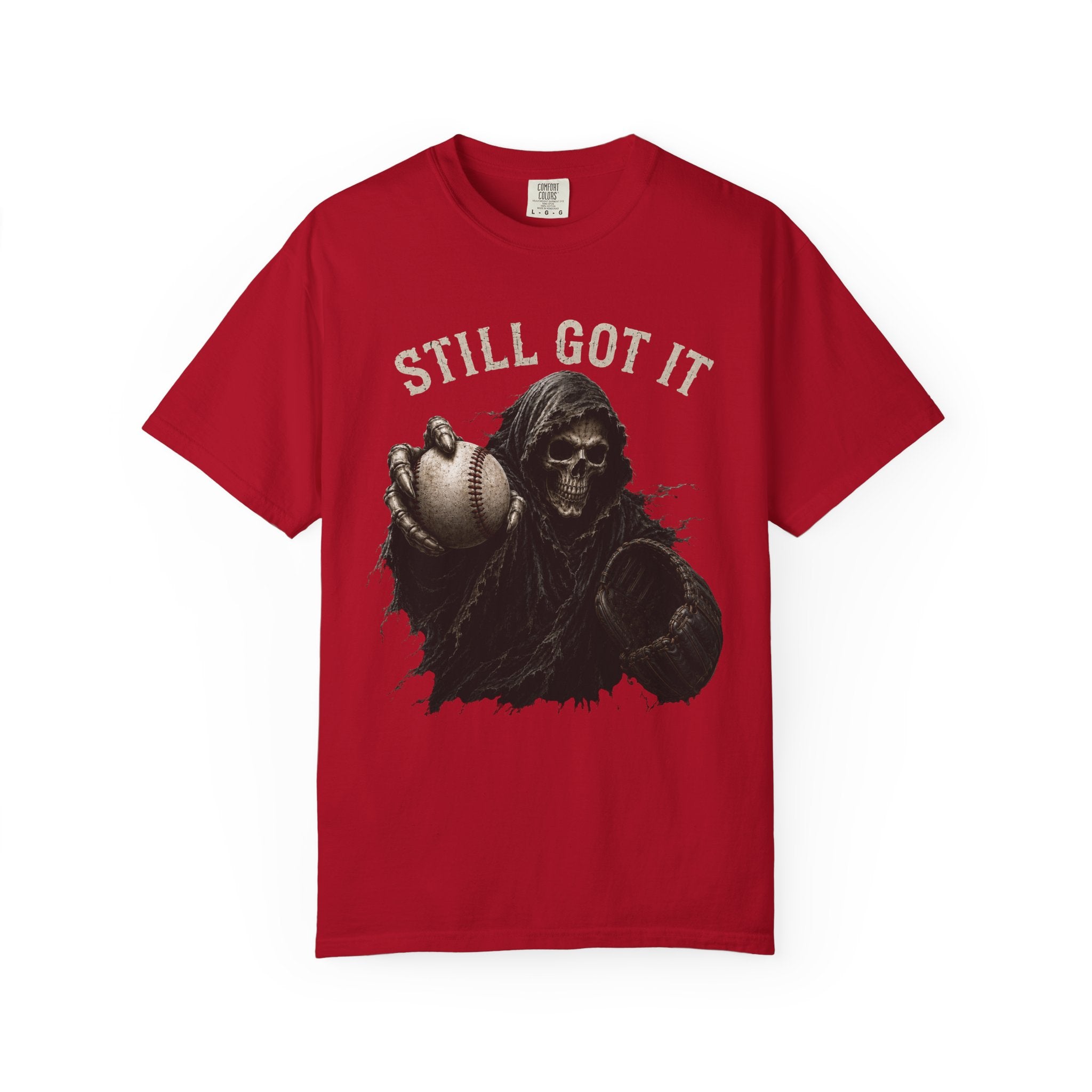 Still Got It Baseball Tee — Vintage Reaper Baseball T-Shirt