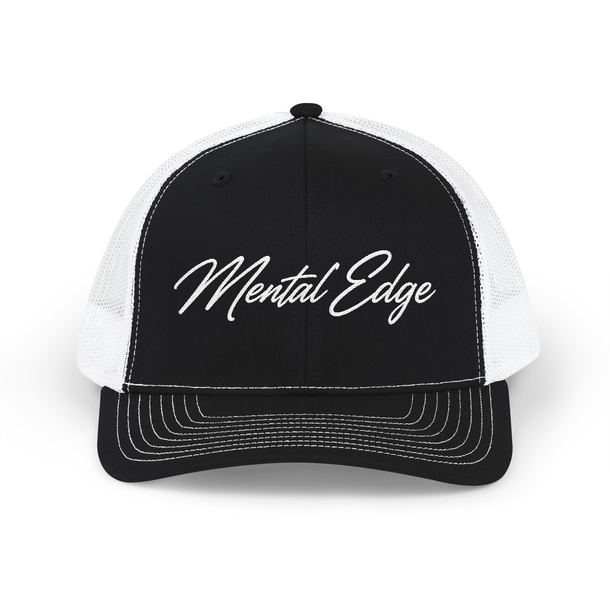 Mental Edge Trucker Cap — Script Logo Snapback Hat