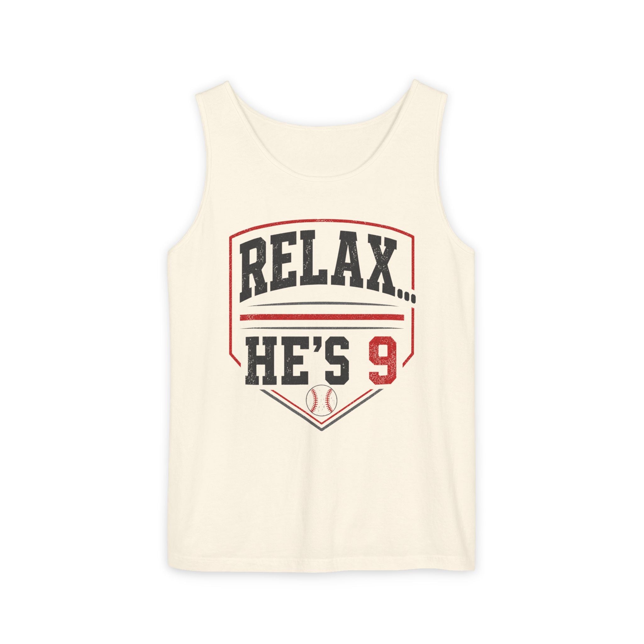 Relax… He’s 9 Parents Tank Top