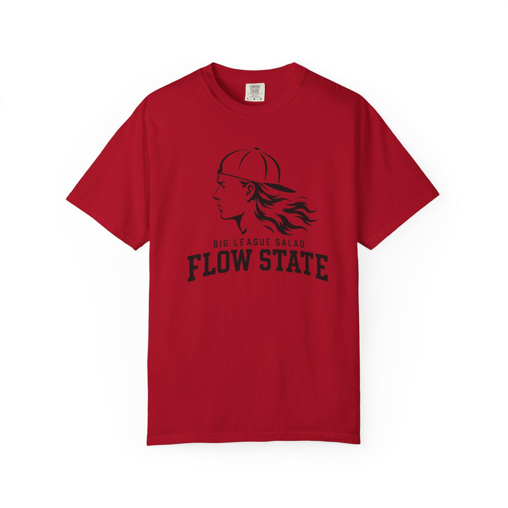 Flow State Tee — 'Big League Salad' Athletic Retro Graphic T-Shirt