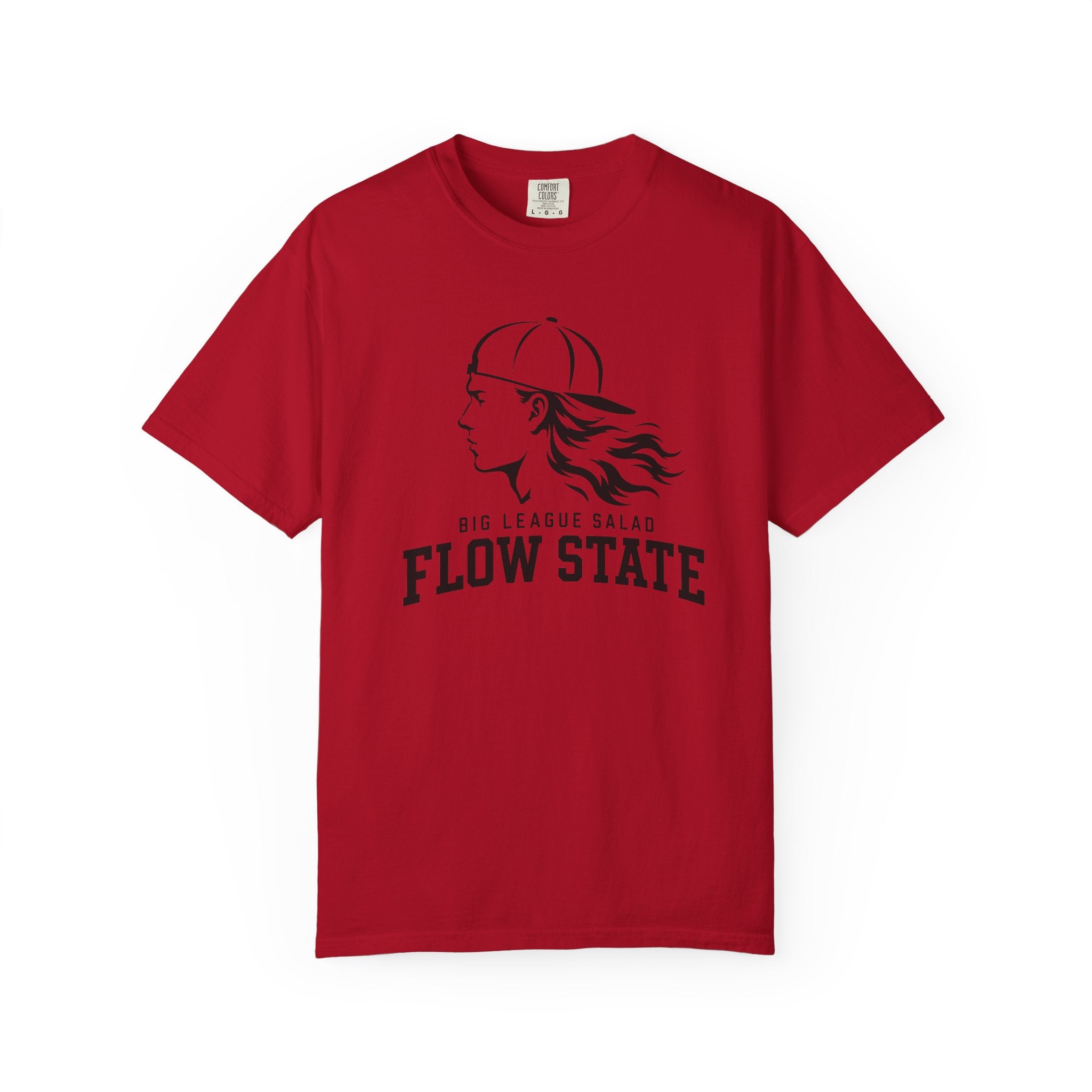 Flow State Tee — 'Big League Salad' Athletic Retro Graphic T-Shirt