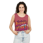 Baseball Vibes Tank Top — Retro Stadium Graphic Baseball Tee