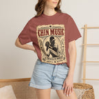 Adult Unisex "Chin Music Enforcer of Heat" Baseball Pitchers Comfort Colors Garment-Dyed T-shirt