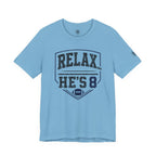 Relax He's 8 Football Parent Tee