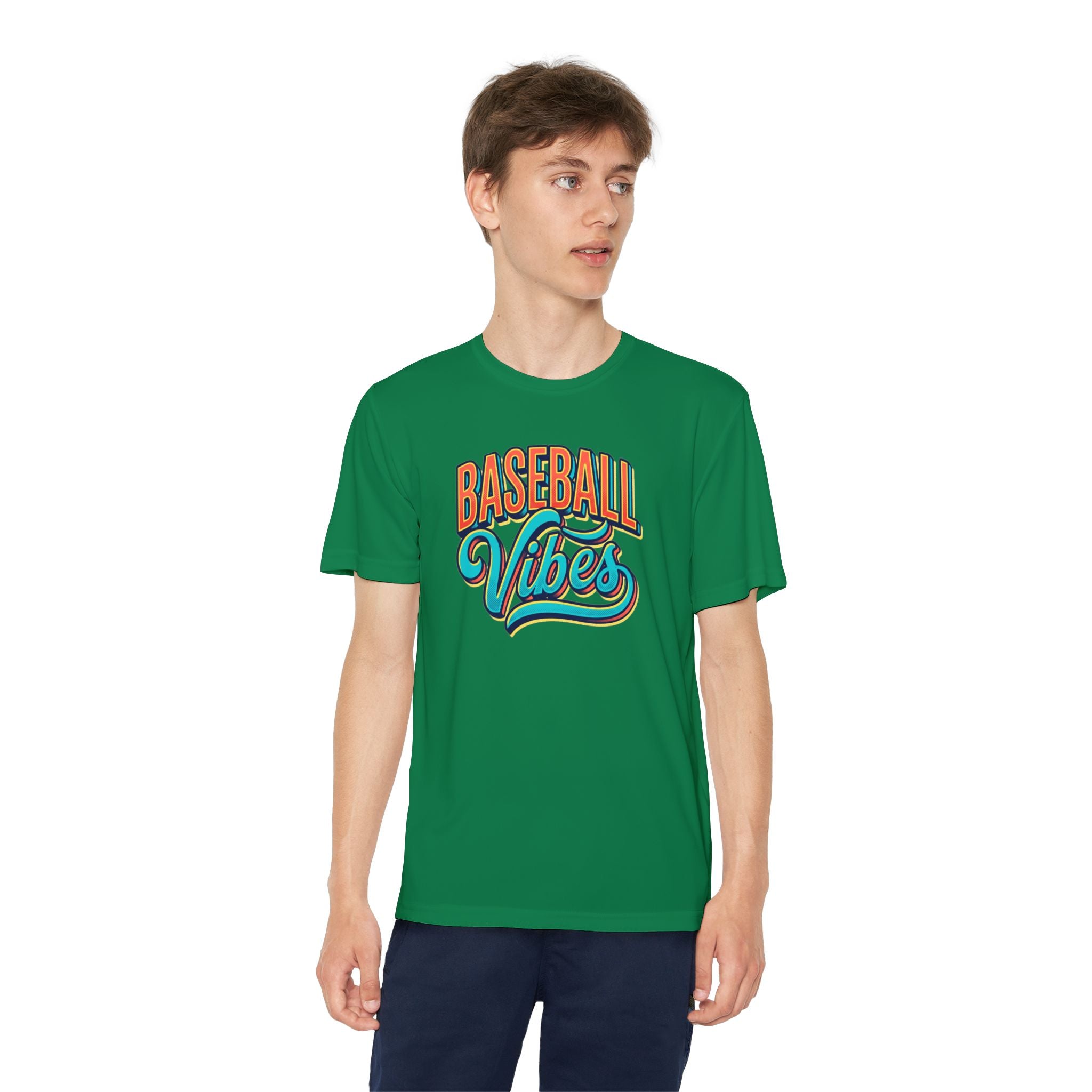Youth Baseball Vibes Dri-Fit Tee