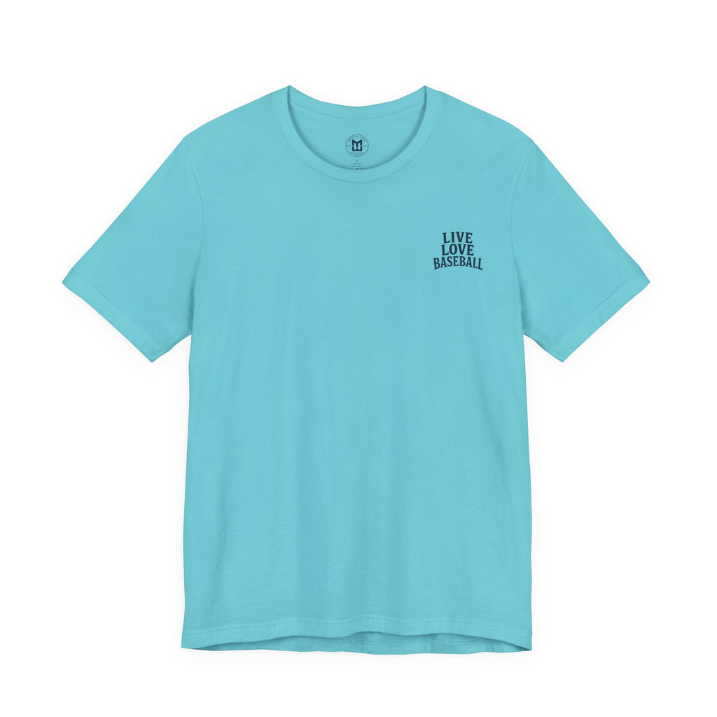 Baseball Tee — "Live Love Baseball" Vintage Sunset Unisex T-Shirt