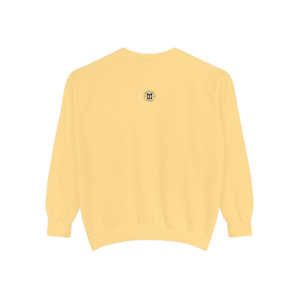 Baseball Unisex Sweatshirt - "Live Love Baseball" Vintage Sunset Crewneck