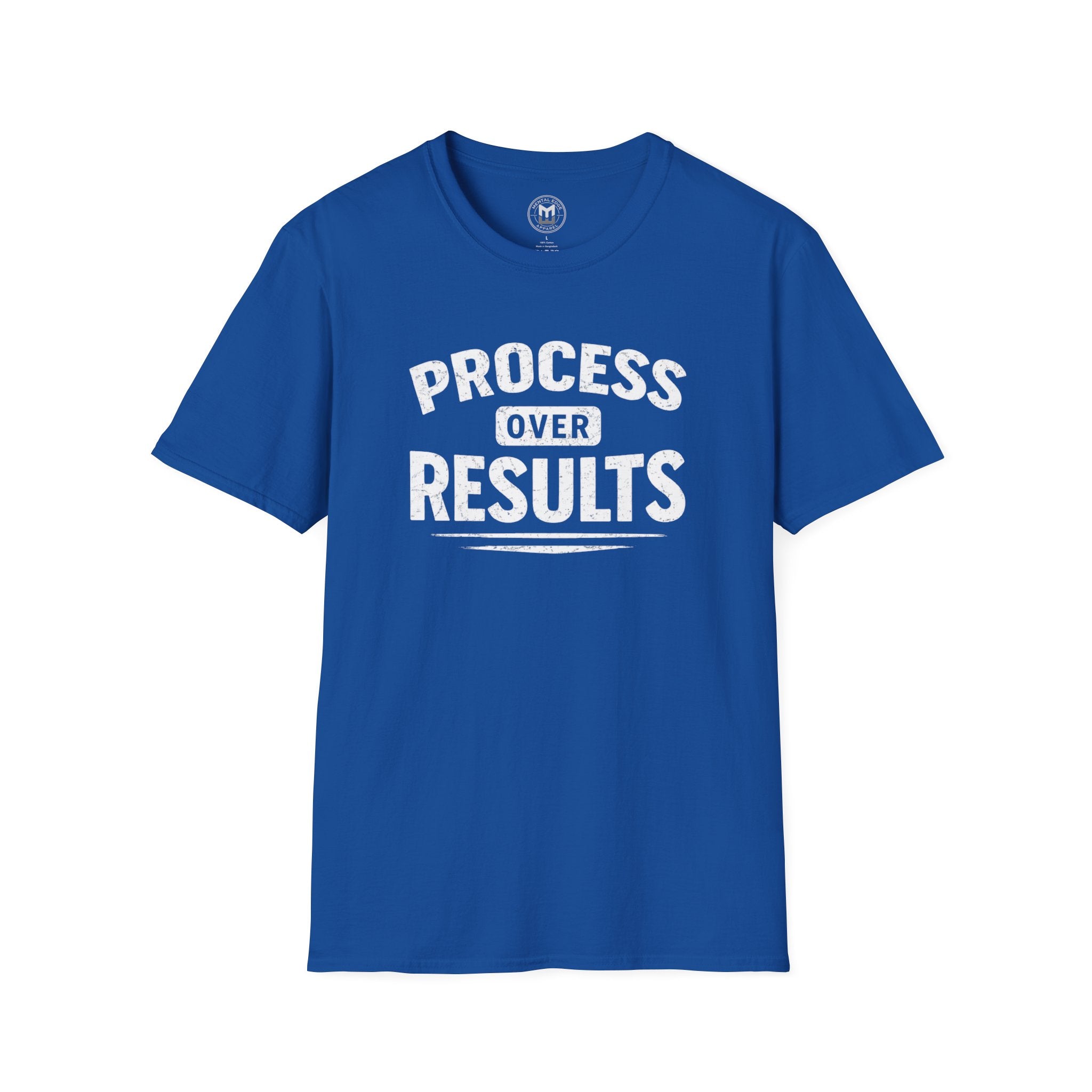 Process Over Results T-Shirt — Motivational Fitness & Productivity Tee