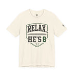 Relax… He's 8 Baseball Parent Tee
